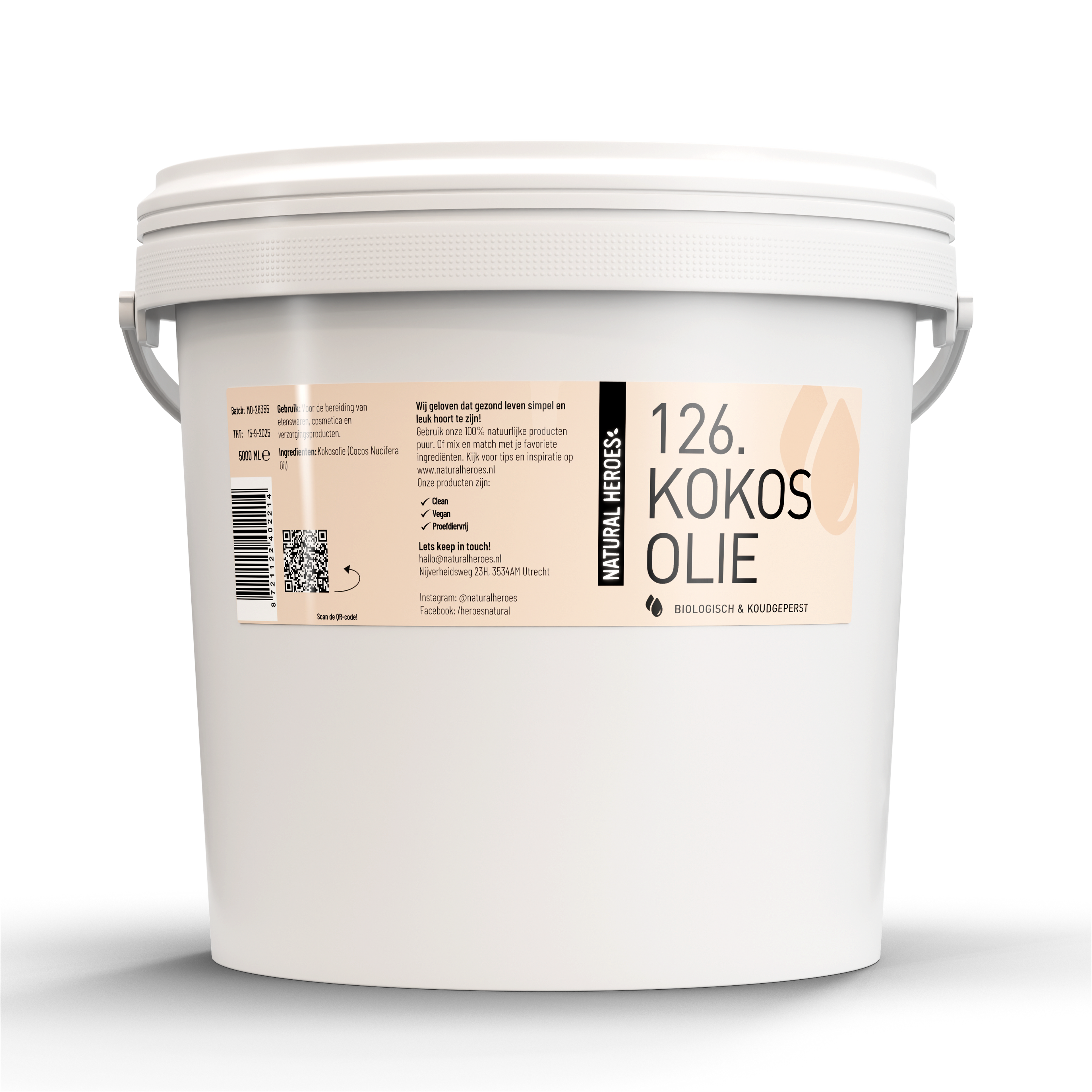 Kokosolja (ekologisk och kallpressad)