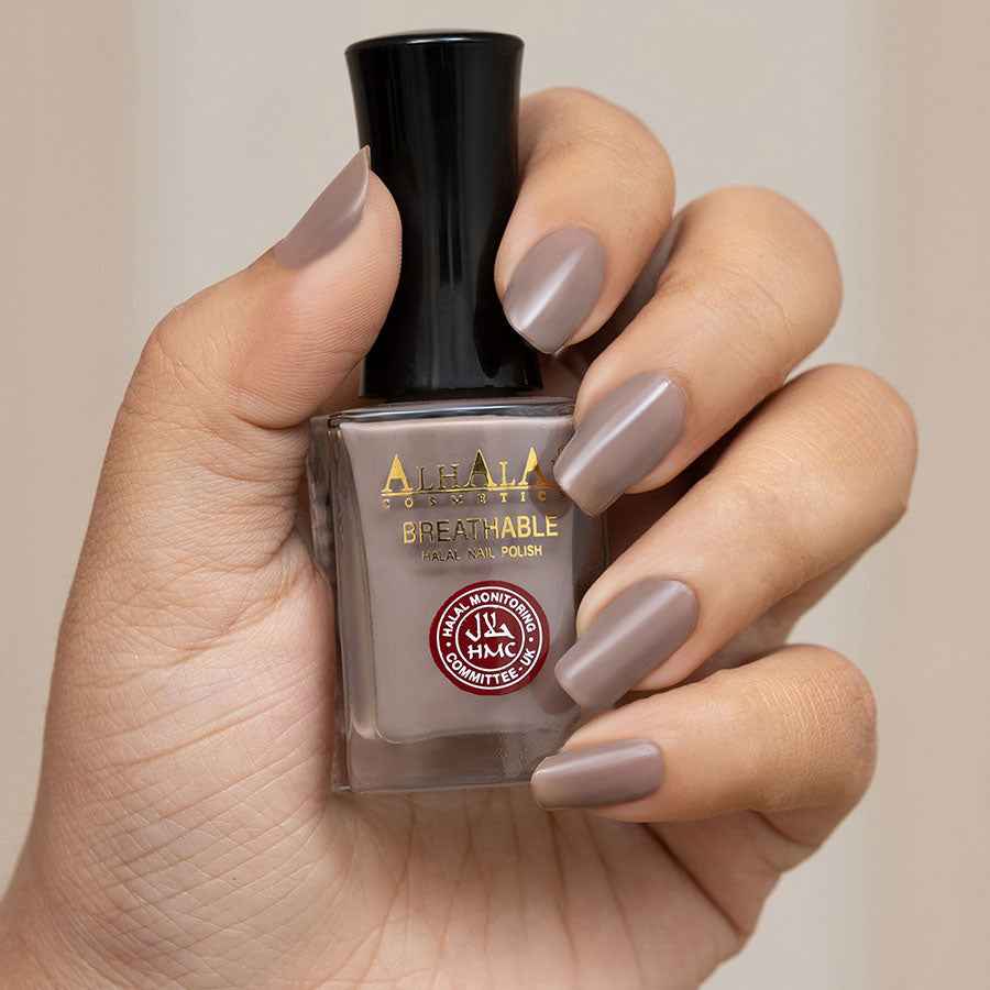 AL-147 SAMIA KLAR BRUN NAGELLACK - Halal Cosmetics