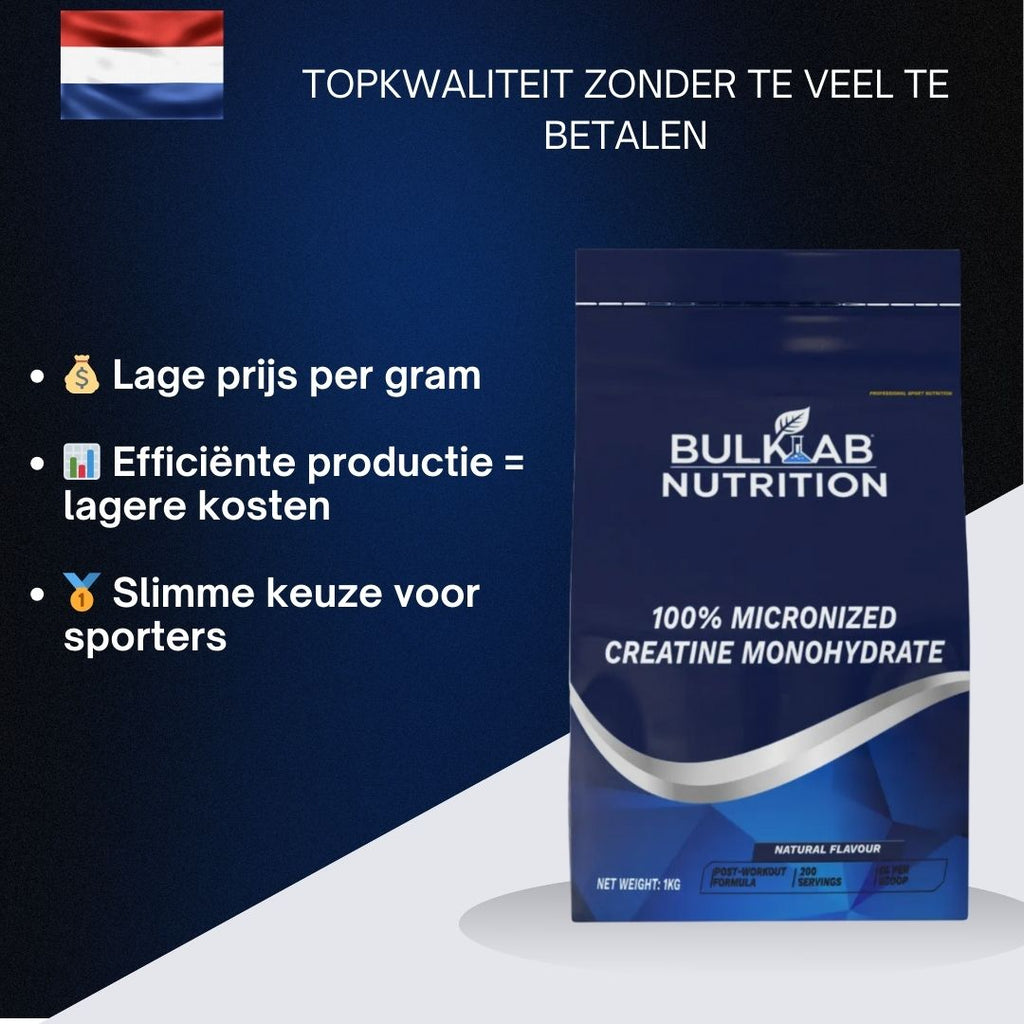 100 % kreatinmonohydraat mikroniserat - BulkLab Nutrition