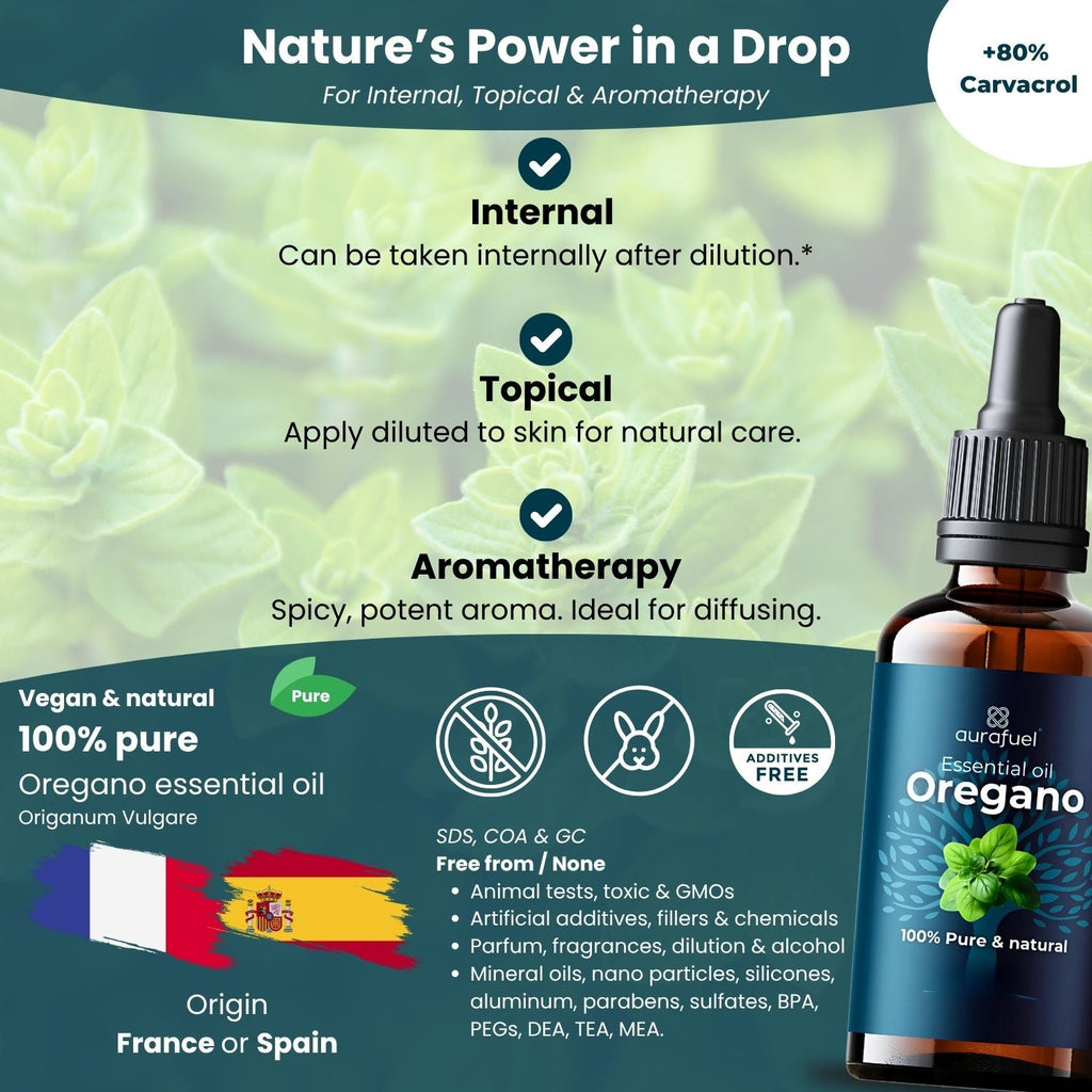 Oreganoolja naturlig och ren