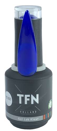 TFN Gel Lak D 309 Kobalt Blauw - Hoogwaardige Professionele Gellak