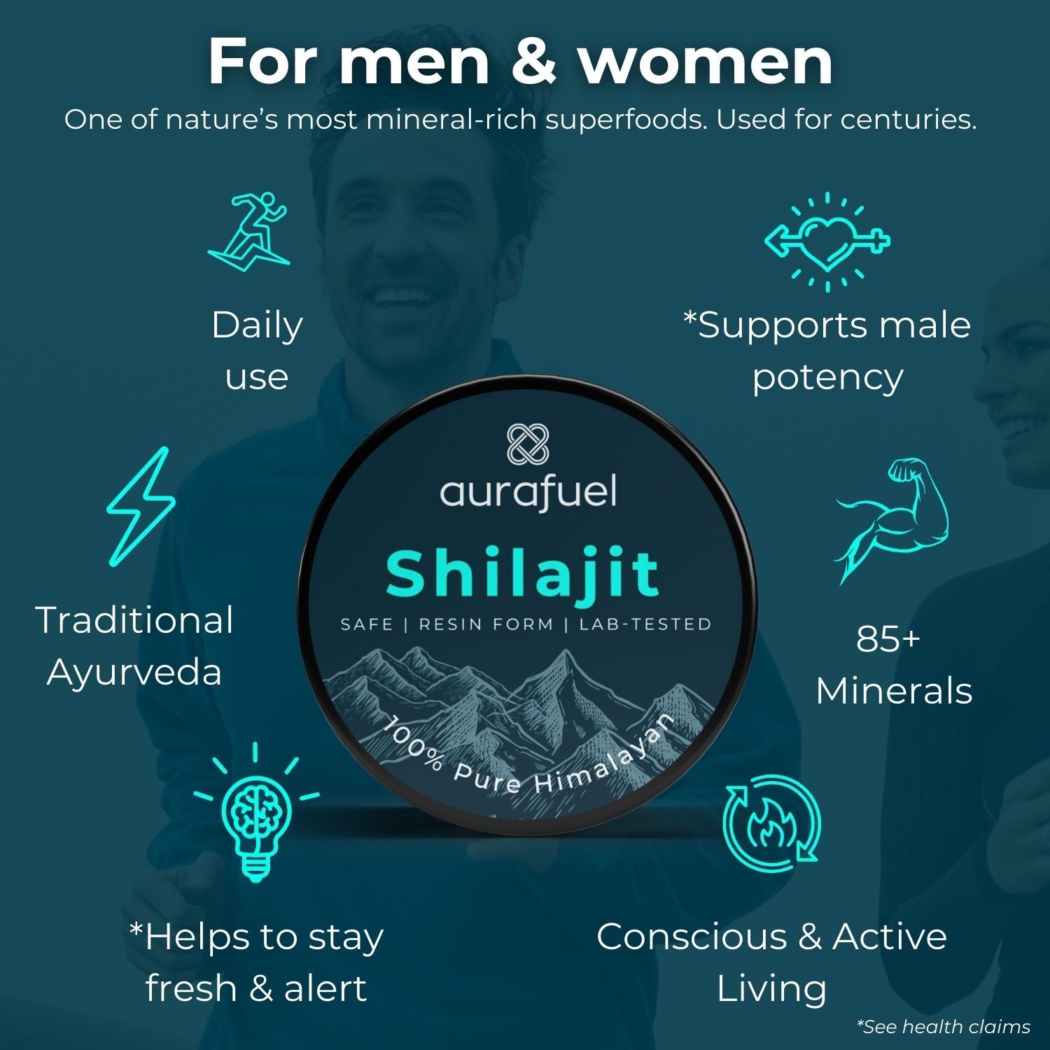 Ren Shilajit-harts från Himalaya – 100 % äkta och renad