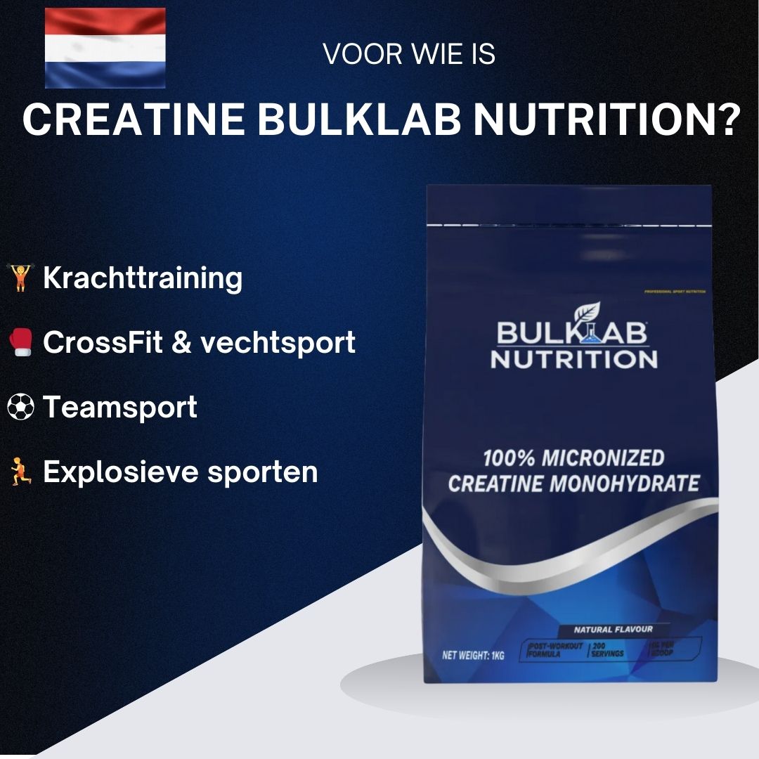 100 % kreatinmonohydraat mikroniserat - BulkLab Nutrition