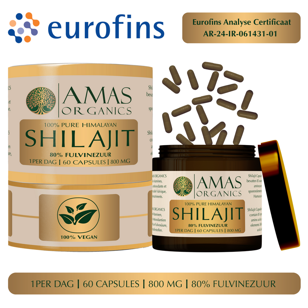 100% RENA HIMALAYAN SHILAJIT-KAPSLAR