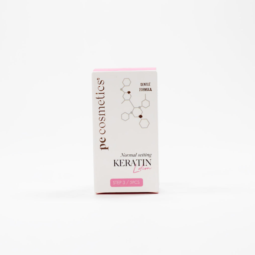 (Lotion 3) Keratinfyllnadspåsar med normal inställning – Cysteaminformel