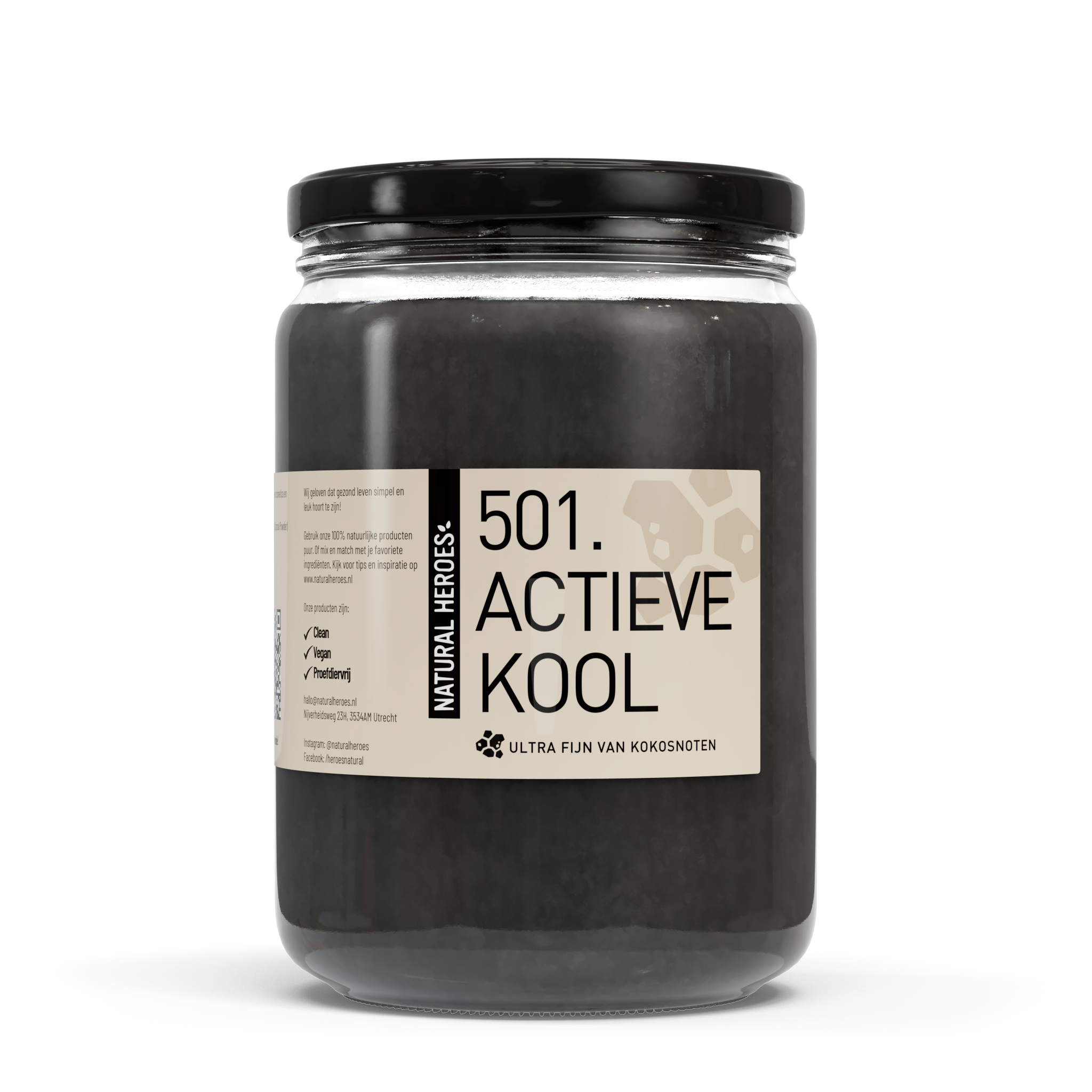 Aktivt kolpulver (Ultra Fine & livsmedelsklassat)
