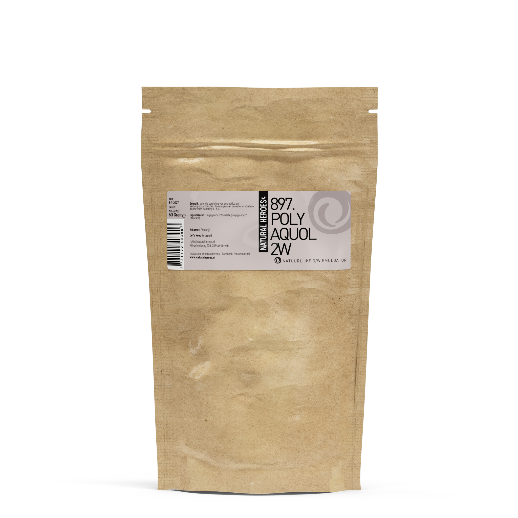 Naturlig O/W-emulgeringsmedel (PolyAquolâ"¢-2W)
