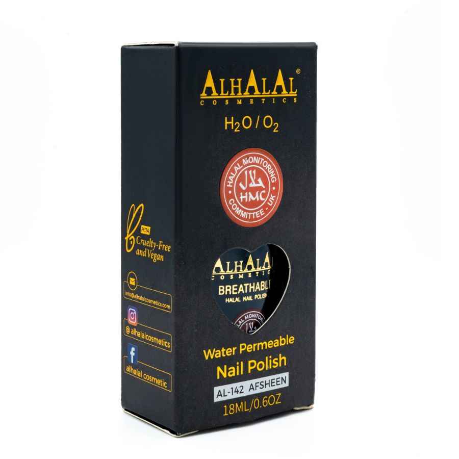 AL-142 AFSHEEN SVART NAGELLACK