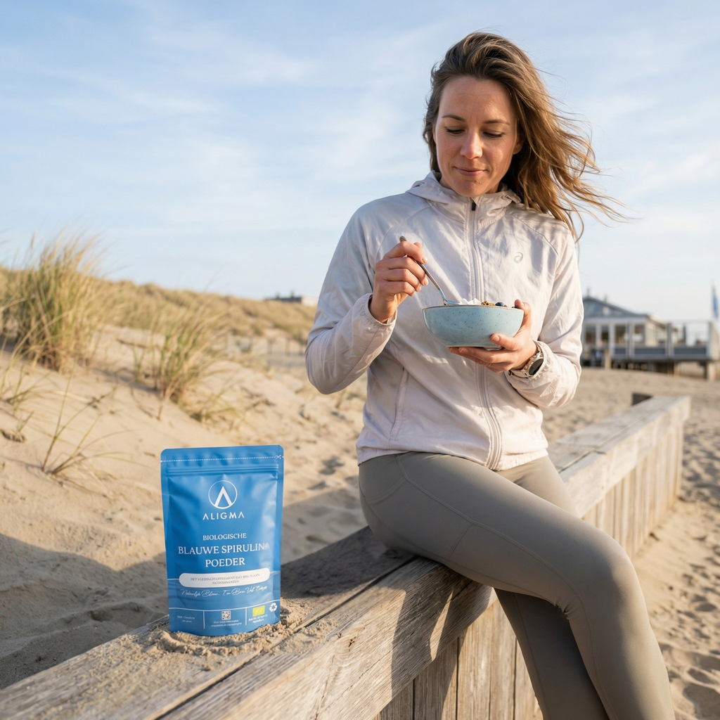 Ekologisk blå spirulinapulver superfood 75 gram