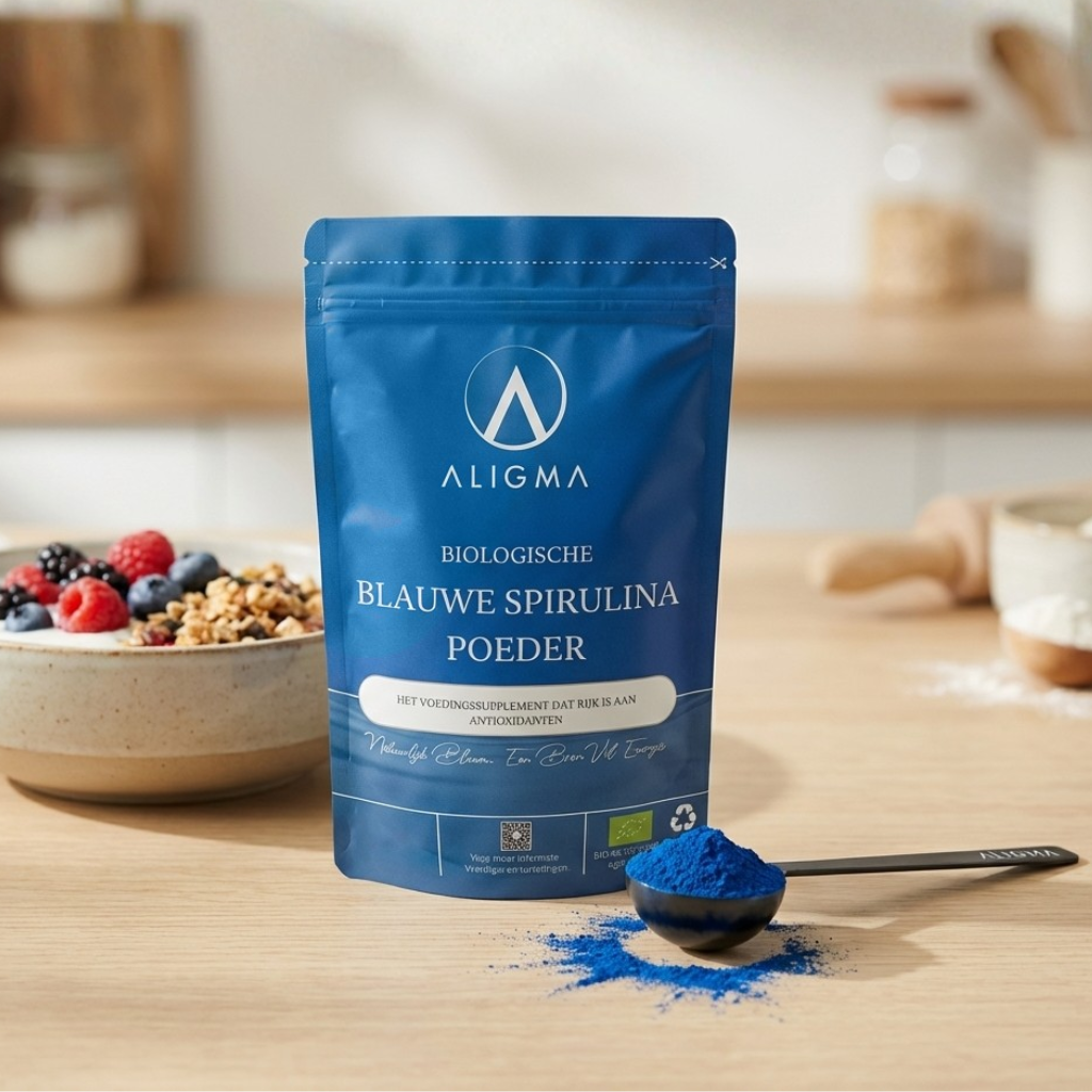 Ekologisk blå spirulinapulver superfood 75 gram