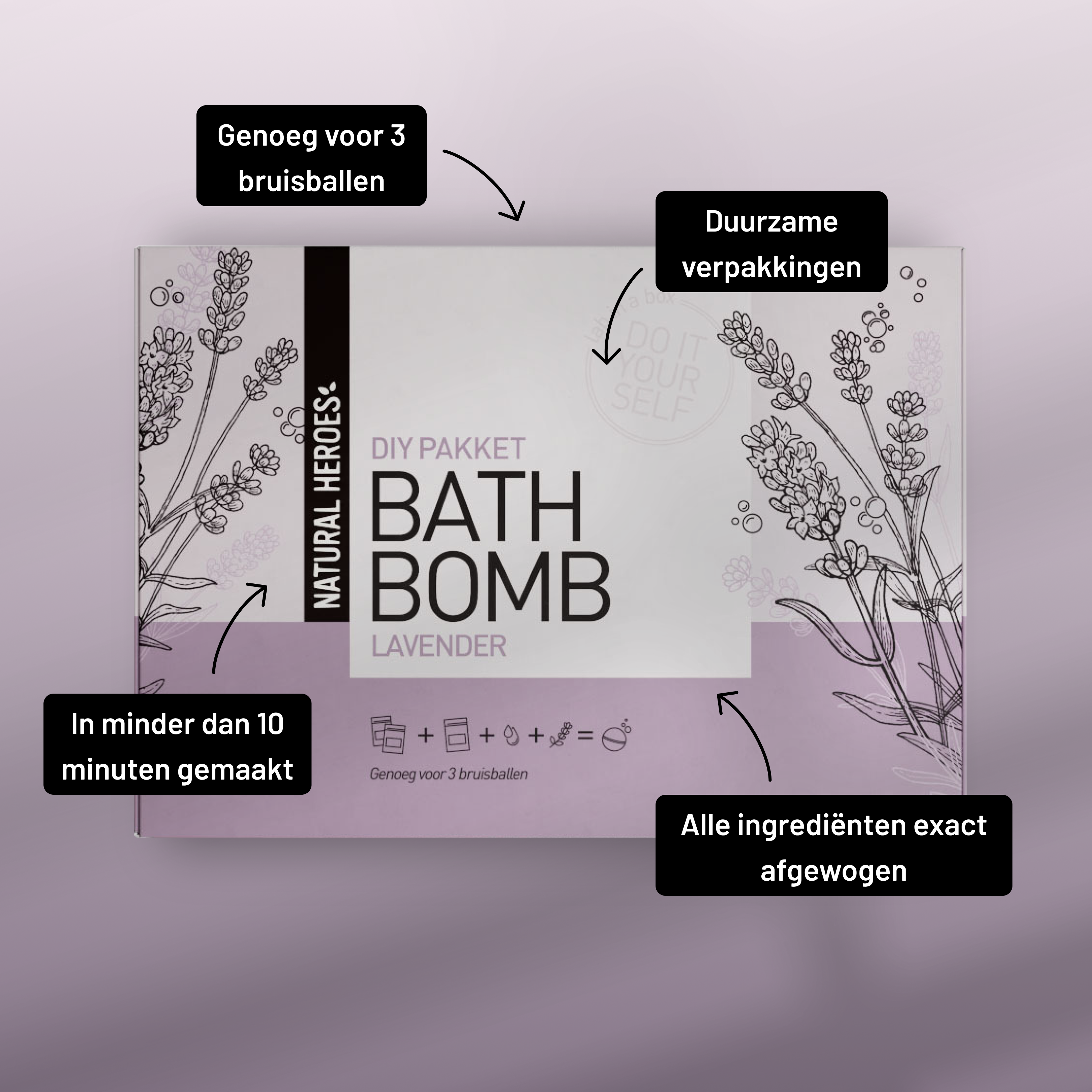Gör-det-själv-paket: Badbomber
