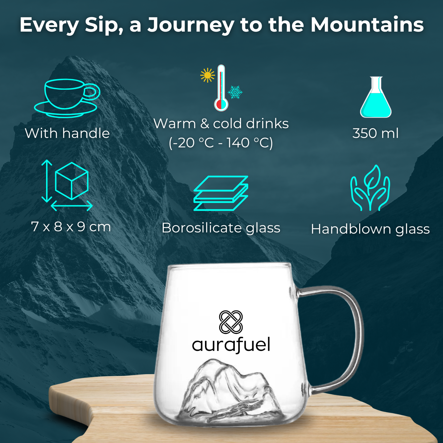 Bergsglas - 350 ml