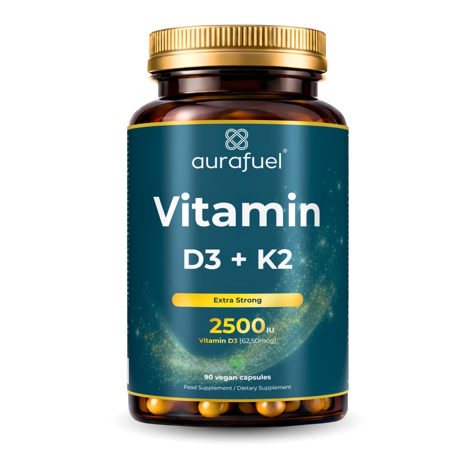 Vitamin D3 + K2 kapslar
