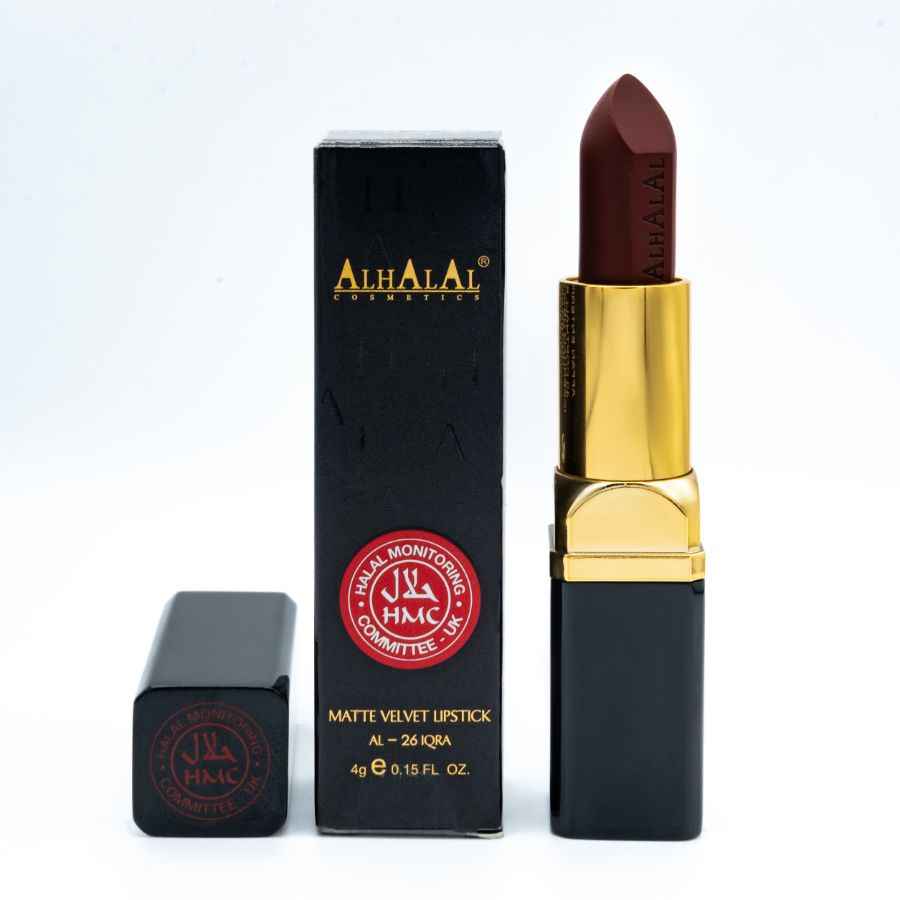 Köp Alhalal cosmetics velvetläppstift med matt halal-läppstift