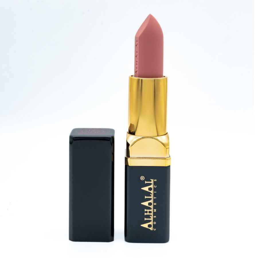 Alhalal Cosmetics sammetsläppstift i rosa färg för mjuk och strålande rosa läppstif