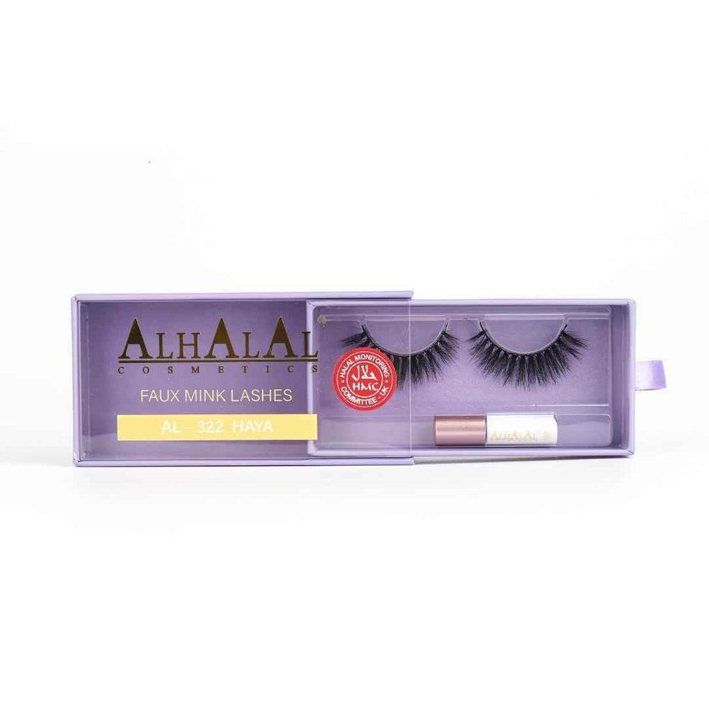 Alhalal Cosmetics falska fransuppsättning inklusive serum för att fransarna ska växa ut igen och få ett fylligare utseende