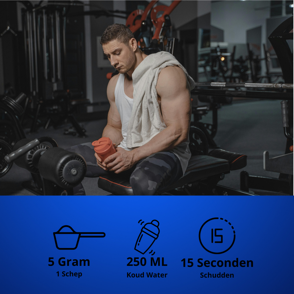 CreaBulk - 100% kreatinmonohydraat - BeBulk Nutrition