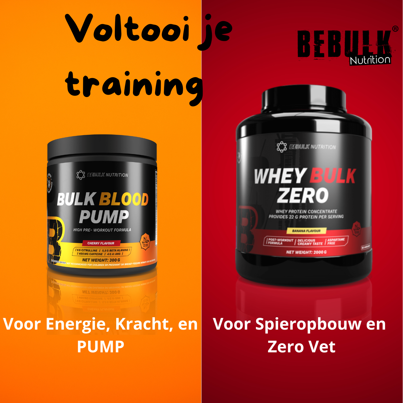 CreaBulk - 100% kreatinmonohydraat - BeBulk Nutrition