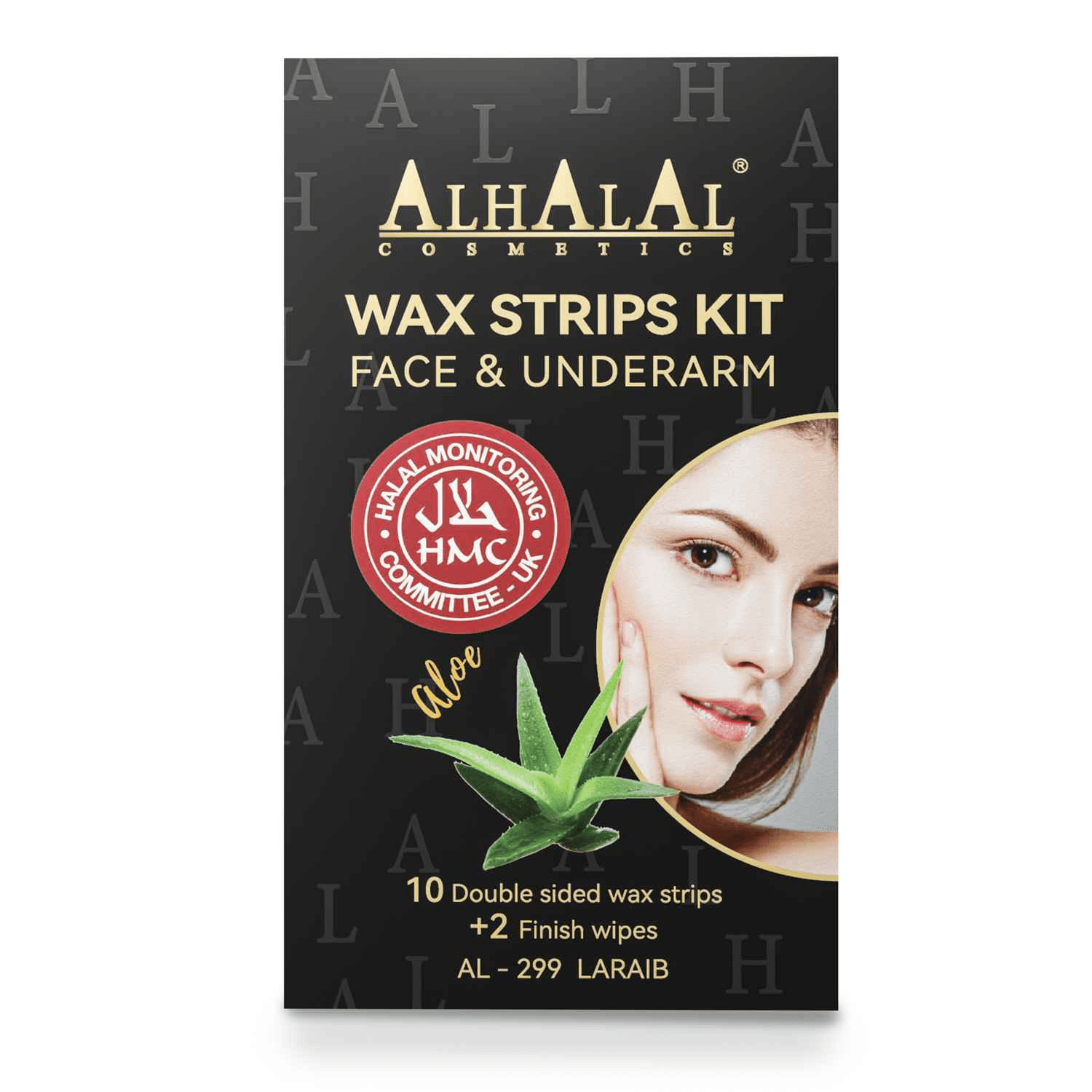 AL-299 LARAIB VAXREMSA FÖR ANSIKTE OCH ARMHÅLA - Halal Cosmetics
