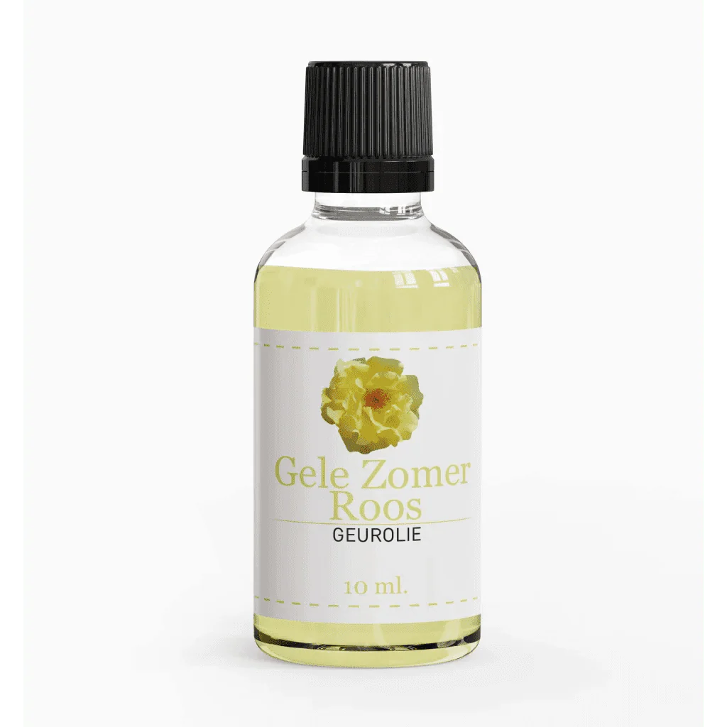 Gul sommarros doftolja