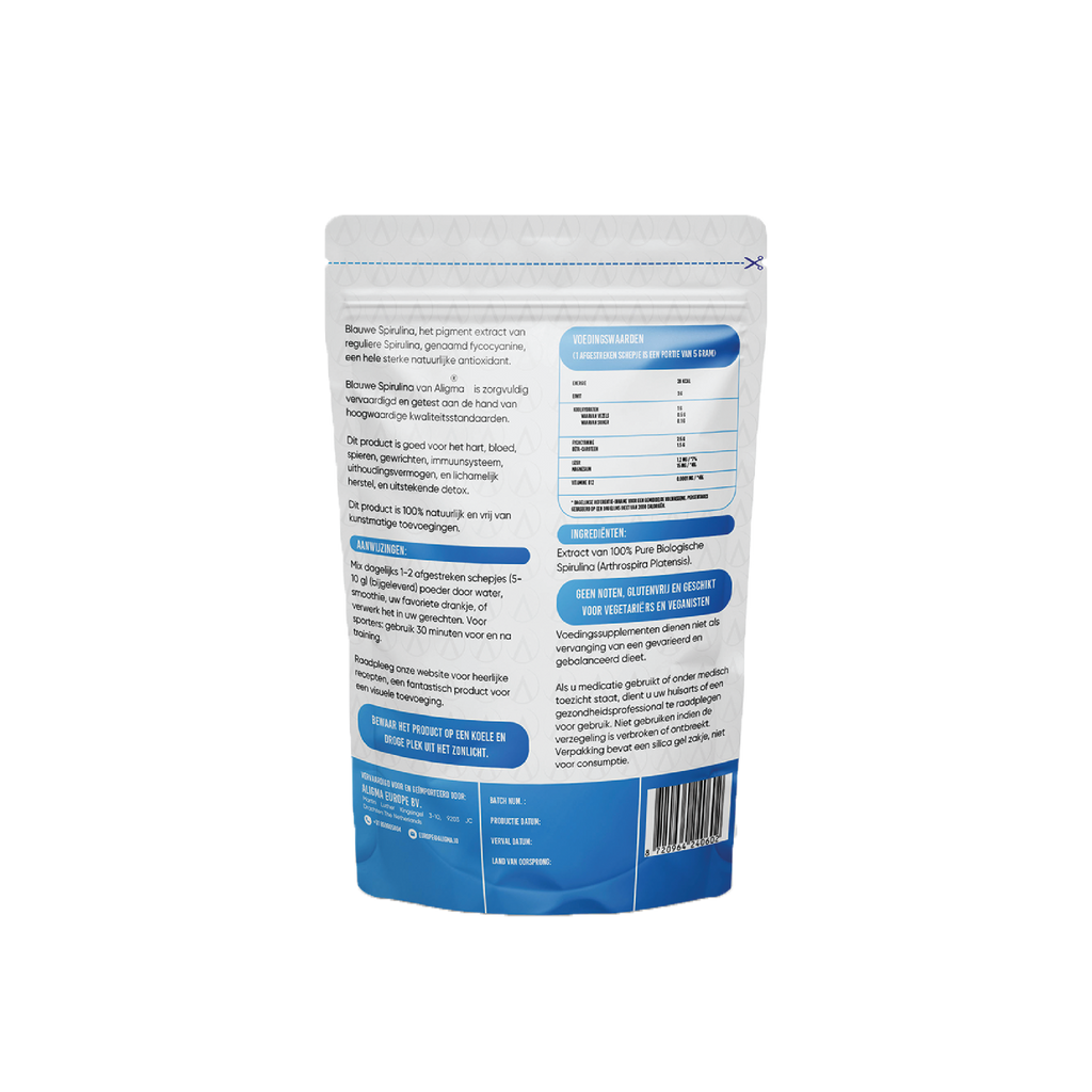 Ekologisk blå spirulinapulver superfood 75 gram