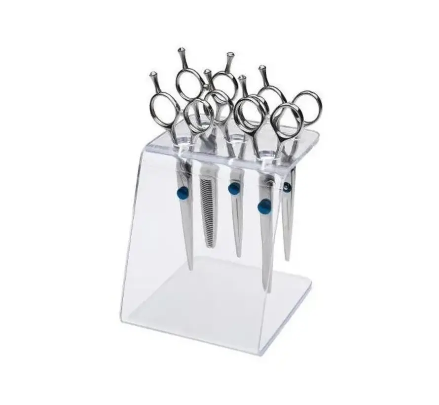 Sibel kappers scharen houder plexiglas voor 5 scharen
